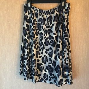 Maggie Breen too girls animal print skirt